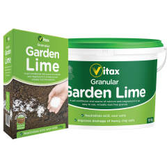 Garden Lime a soil conditioner and source of calcium and magnesium in an easy to use granule