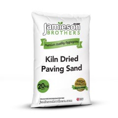 Kiln Dried Paving Sand 20kg bag - By Jamieson Brothers®