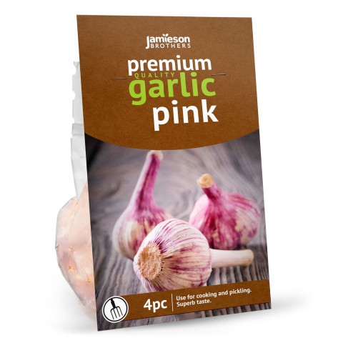 Jamieson Brothers® Autumn Pink Garlic Bulbs - 4pcs
