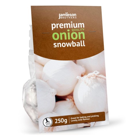 Snowball Winter Onion Sets (250gm) by Jamieson Brothers® - Bulb Size 14/21