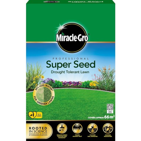 Miracle-Gro Super Seed Drought Tolerant Lawn Seed - 66sqm