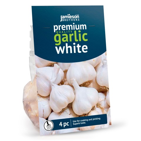 Jamieson Brothers® White Garlic - 4 Bulbs
