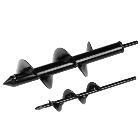 Auger Drill Bits for Planting Bulbs, Flowers, Vegetables, Potatoes, and Weed Remover - Twin Pack 8x30 & 4x22cm by Jamieson Brothers