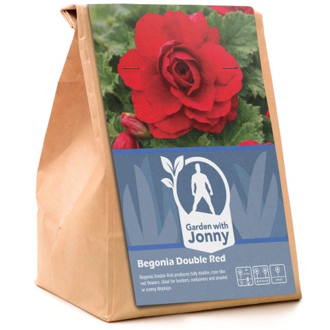 Begonia double red (3 Bulbs)