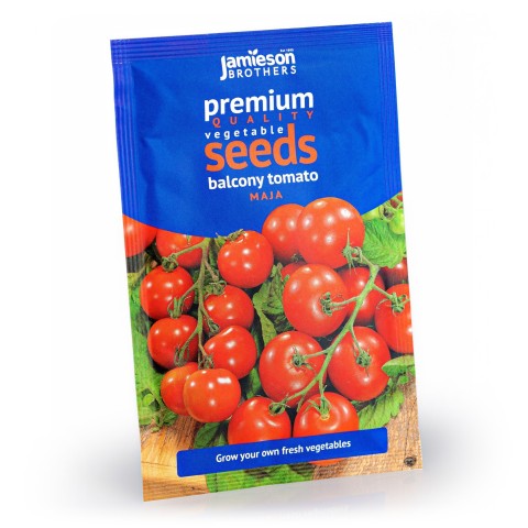 Tomato Maja (Balcony) Vegetable Seeds (Approx. 50 seeds) by Jamieson Brothers®