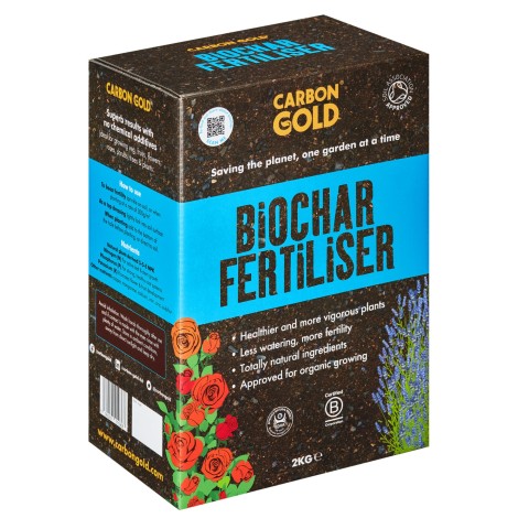 Biochar Fertiliser 2kg box - Pelleted NPK 5-5-5