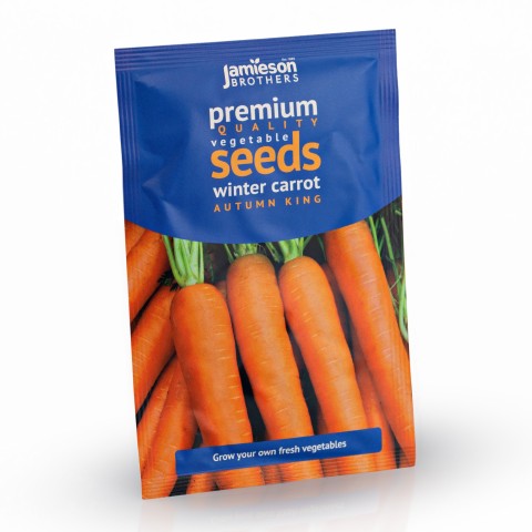 Carrot Autumn King Vegetable Seeds (approx. 5000 seeds) by Jamieson Brothers®