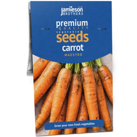 Carrot Maestro – 0.5g Sweet, Straight Carrot Seeds for Reliable Crops