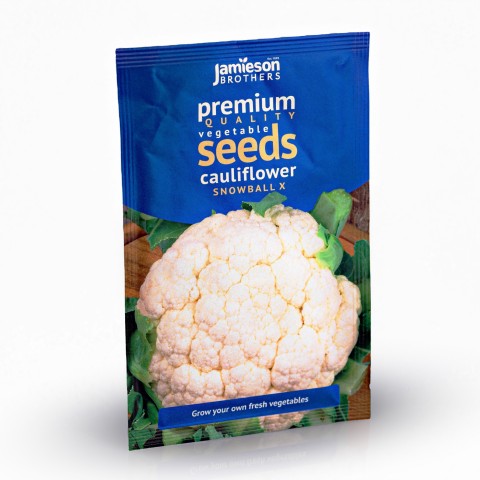 Cauliflower Snowball X Vegetable Seeds (approx. 300 seeds) by Jamieson Brothers