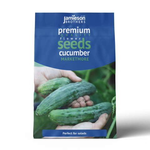 Jamieson Brothers Cucumber Marketmore Vegetable Seeds (approx. 40 seeds)