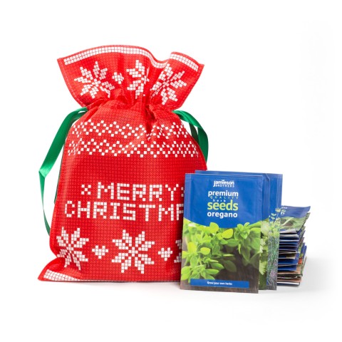Christmas Gardening Gift Set (Approx. 4000 seeds) Herb Seeds 15 Packs By Jamieson Brothers