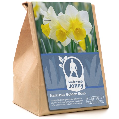 Garden with Jonny Narcissus Golden Echo 10 Bulbs