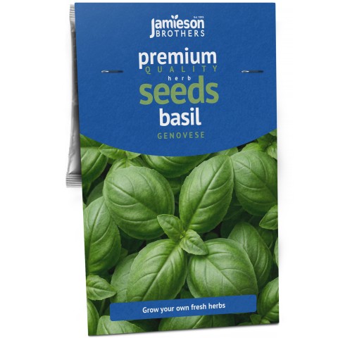 Basil Genovese Herb Seeds (2 grams) by Jamieson Brothers