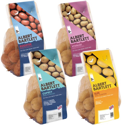 Albert Bartlett 8kg Potato Bundle: Rooster, Elfe, Vivaldi & Osprey