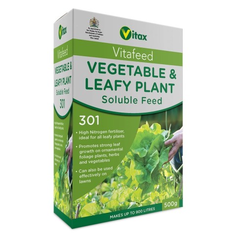 Vitax Vitafeed 301 Vegetable & Leafy Plant Feed 500grams
