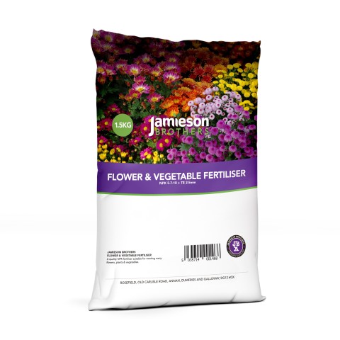 Flower & Vegetable Fertiliser 1.5kg - By Jamieson Brothers®