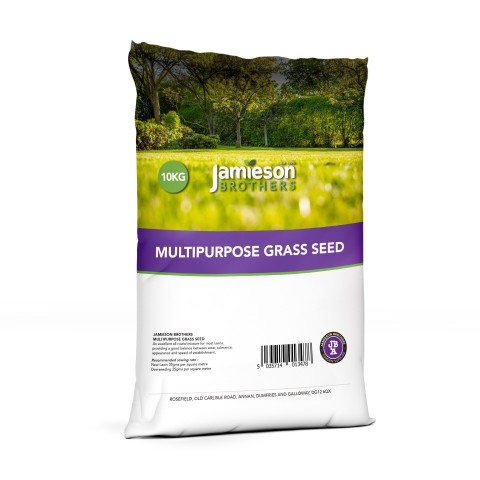 Jamieson Brothers® Multipurpose Lawn Grass Seed Approx. 250sq.m 10kg