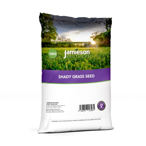 Jamieson Brothers® Shady Lawn Grass Seed Approx. 250sq.m 10kg