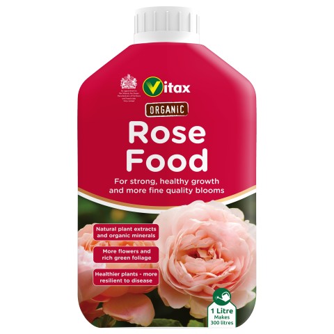 Vitax Organic Liquid Rose Food - 1L Bottle