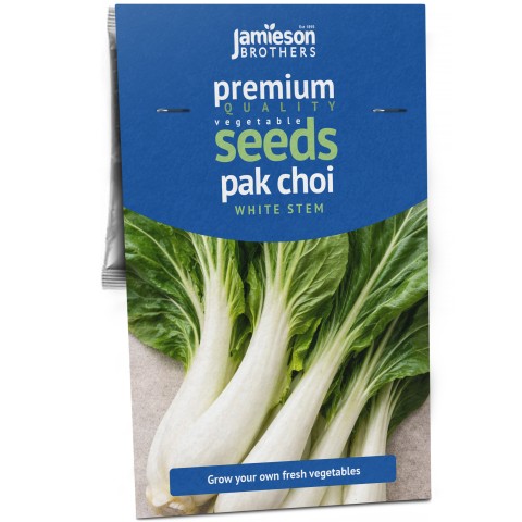 Cabbage Pak Choi White Stem – 1g Crisp White Stem Pak Choi Seeds