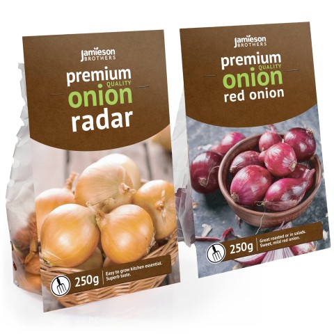 Winter Onion Sets Twin Pack 2x250gm (Radar and Red Winter) by Jamieson Brothers