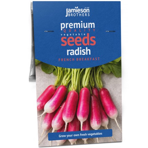 Radish French Breakfast Vegetable Seeds (Approx. 280 seeds) by Jamieson Brothers