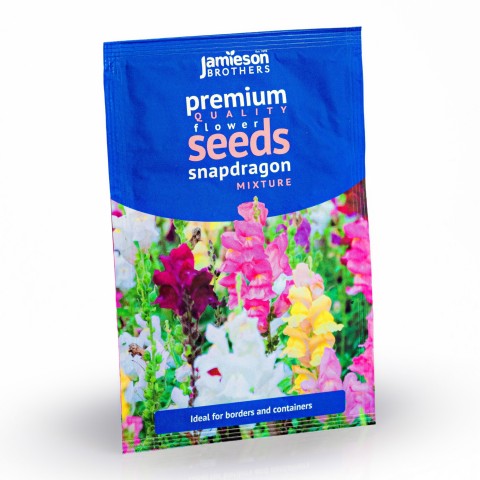 Antirrhinum Snapdragon Mixed Flower Seeds (Approx. 600 seeds) by Jamieson Brothers®