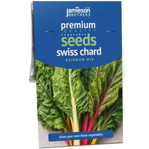 Swiss Chard Rainbow Mix – 200 Seeds for Colourful, Productive Leafy Crops