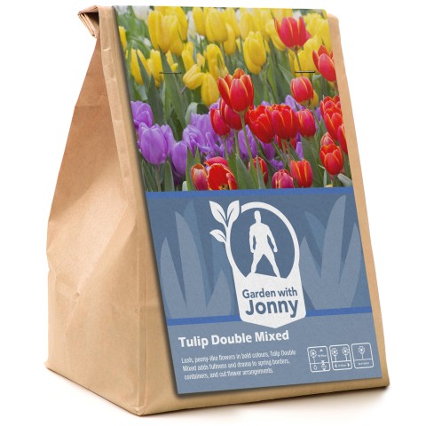 Garden With Jonny Tulip Double Mixed Bulbs