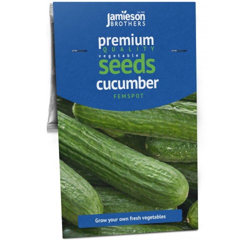 Cucumber Femspot Vegetable Seeds (Approx. 5 seeds) by Jamieson Brothers