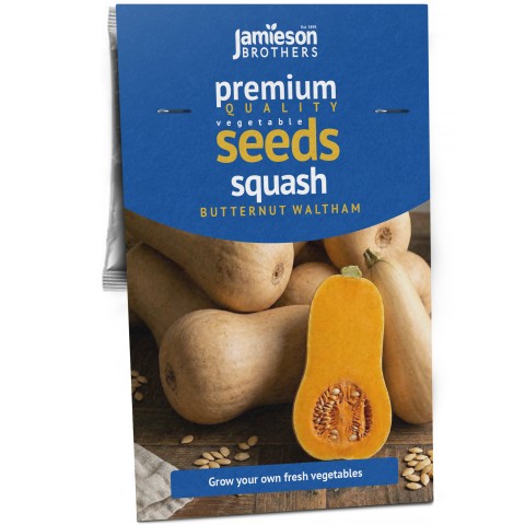 Squash Butternut Waltham Vegetable Seeds (Approx. 20 seeds) by Jamieson Brothers